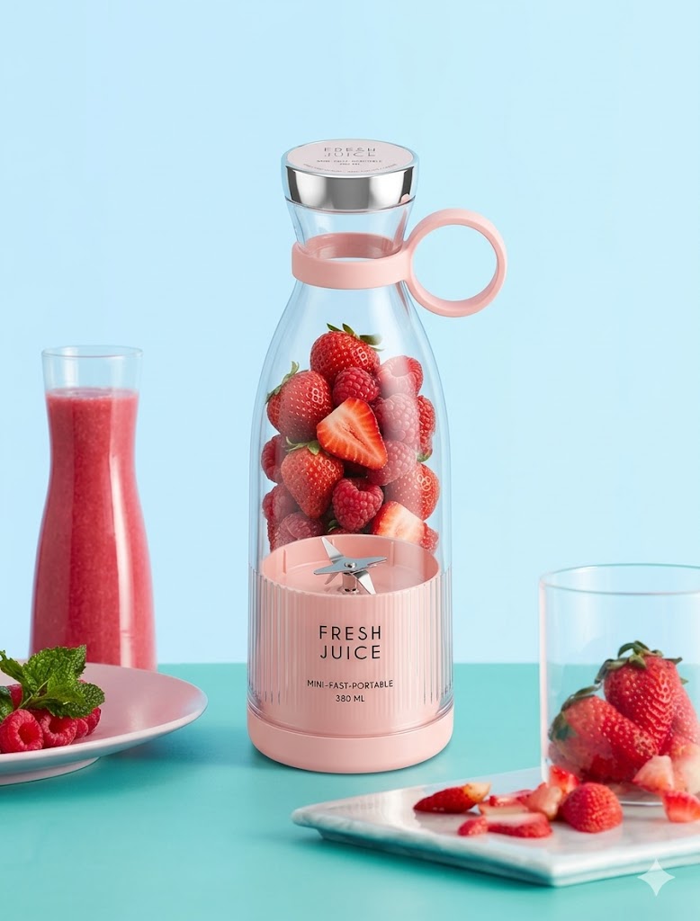 Blender Portable - Bouteille Smoothie Auto-Mixante