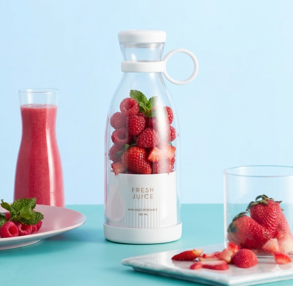 Blender Portable - Bouteille Smoothie Auto-Mixante